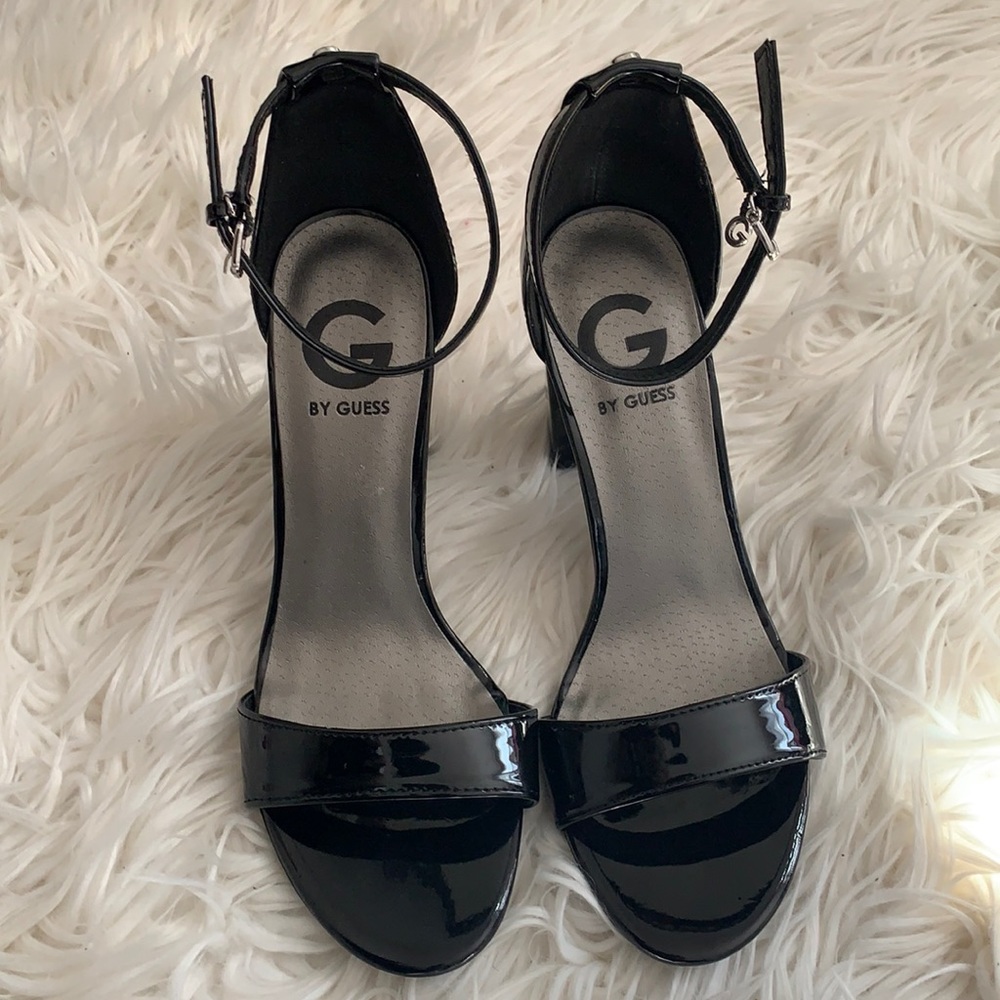 G By Guess black block heels